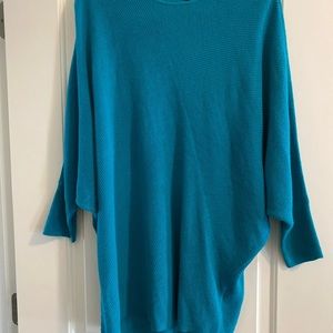 Ellen Tracy Dolman Sleeve Oversized Tunic Sweater